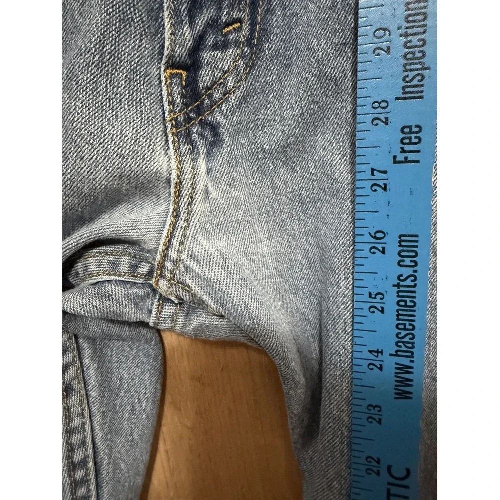 Levis 505 Jeans Mens 38x29 Blue Regular‎ Straight Light Wash Denim Pants